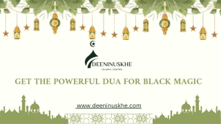 Get The Powerful Dua for Black Magic