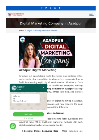 Digital Marketing Company in Azadpur