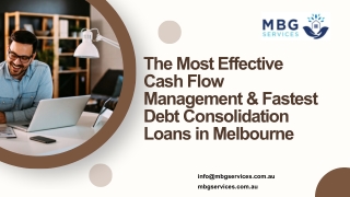 The Most Effective Cash Flow Management & Fastest Debt Consolidation Loans in Melbourne