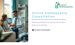 Online homeopathy doctor consultation