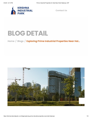 Prime Industrial Properties for Sale Near Halol Highway _ KIP