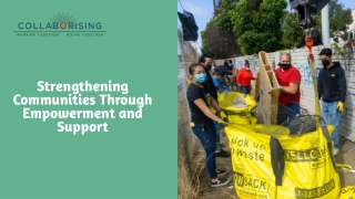 Strengthening Communities Through Empowerment and Support