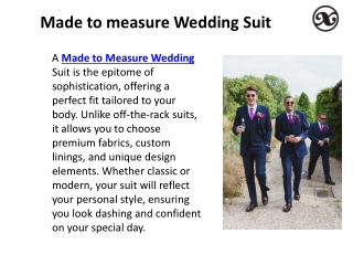 Luxury Tailoring – Custom Wedding Suits, Harris Tweed Jackets & Bespoke Shirts