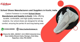 School Shoes Manufacturers and Suppliers in Kochi, India