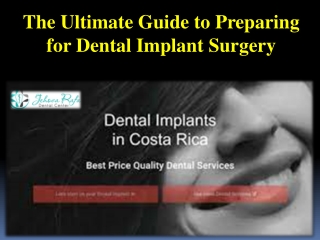 The Ultimate Guide to Preparing for Dental Implant Surgery