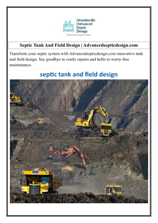 Septic Tank And Field Design Advancedsepticdesign.com