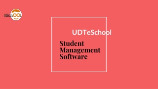 Simplify School Operations with UDTeSchool’s Student Management Software
