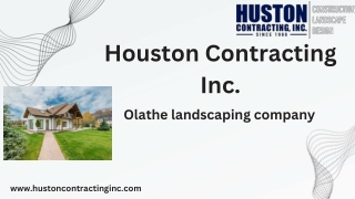 The benefits Of hiring an experienced olathe landscaping company