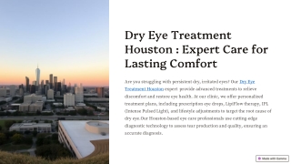 Dry-Eye-Treatment-Houston-Expert-Care-for-Lasting-Comfort