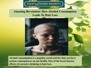 Amazing Revelation-How Alcohol Consumption Leads To Hair Loss