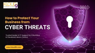 How to Protect Your Business from Cyber Threats Cybersecurity Solutions