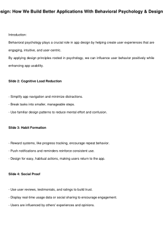 App_Design_Behavioral_Psychology
