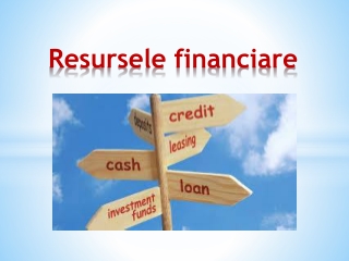 Resursele financiare