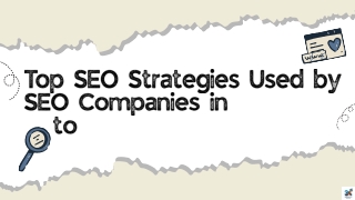 Top SEO Strategies Used by SEO Companies in Dehradun to Drive Organic Traffic
