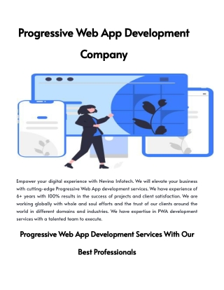 Progressive Web App Development Company