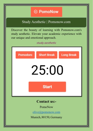 Study Aesthetic | Pomonow.com