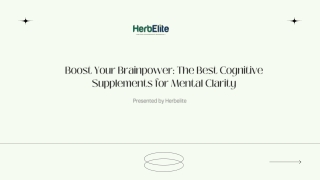 Boost Your Brainpower The Best Cognitive Supplements for Mental Clarity