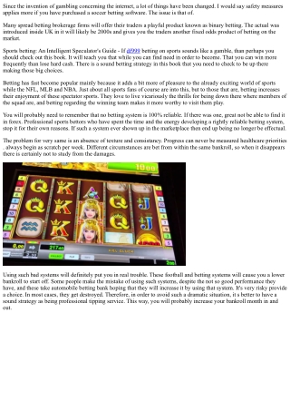 How Is The Next Step It? Easy Methods To Win At Sports Betting