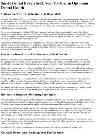 Smyle Dental Bakersfield