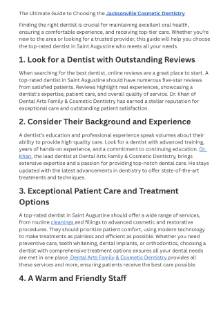 Jacksonville Cosmetic Dentistry