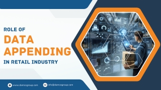 Role of Data Appending in Retail Industry