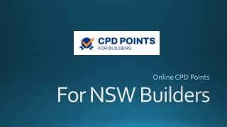 Builders CPD Points: Essential for Professional Growth