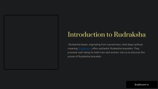 Buy Now Rudraksha Bracelet for Men and Ladies | Brajbhoomi