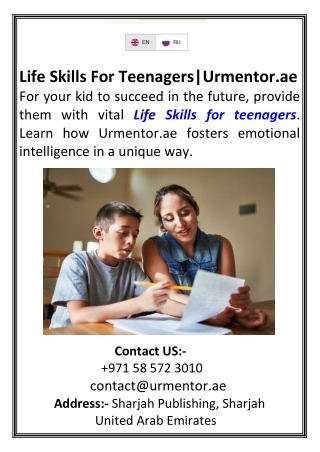 Life Skills For Teenagers Urmentor.ae