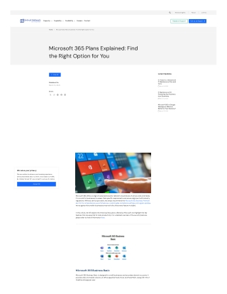 Microsoft 365 Plans Explained: Find the Right Option for You
