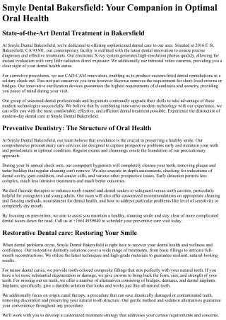 Smyle Dental Bakersfield
