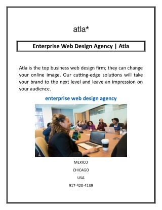 Enterprise Web Design Agency | Atla