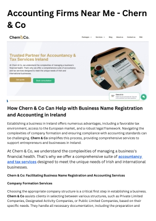 Accounting Firms Near Me - Chern & Co