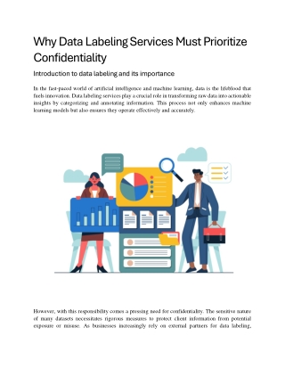 Why Data Labeling Services Must Prioritize Confidentiality