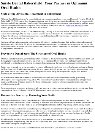 Smyle Dental Bakersfield