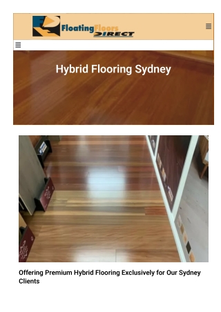 Hybrid Flooring Sydney