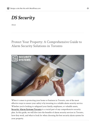 Protect Your Property A Comprehensive Guide to Alarm Security Solutions in Toronto