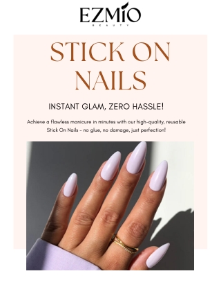 Reusable Stick On Nails for Effortless Everyday Glam