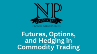 Futures, Options, and Hedging in Commodity Trading