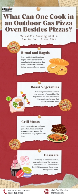 What Can One Cook in an Outdoor Gas Pizza Oven Besides Pizzas | ilFornino