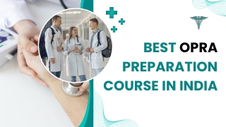 BEST OPRA PREPARATION COURSE IN INDIA