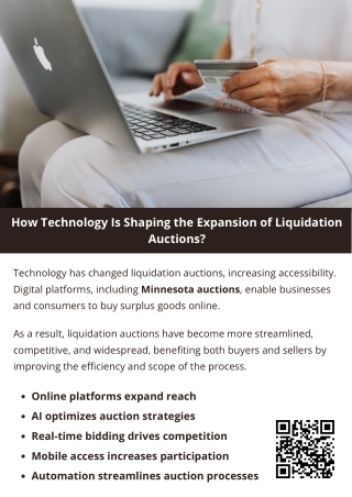 How Technology Is Shaping the Expansion of Liquidation Auctions?