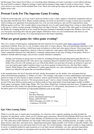 Consume Beverage Video Game On