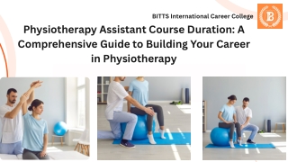 Physiotherapy Assistant Course Duration A Comprehensive Guide to Building Your Career in Physiotherapy
