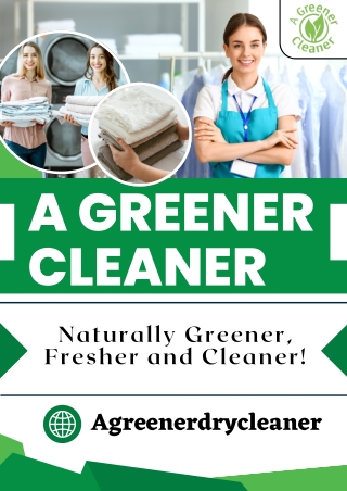 Best Dry Cleaner Near Me – A Greener Cleaner
