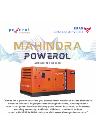 Reliable DG set repair services