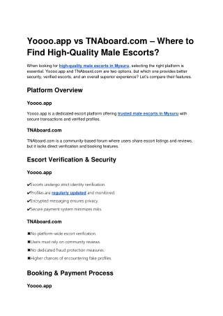 Yoooo.app vs TNAboard.com – Where to Find High-Quality Male Escorts_