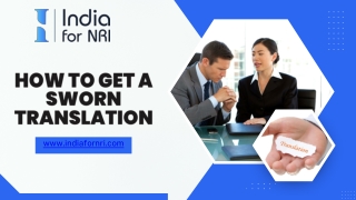 How to Get a Sworn Translation