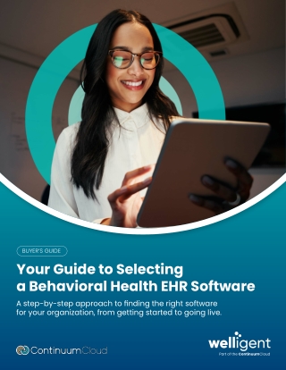 Find Your Ideal Behavioral Health EHR Software – Download Free Buyer's Guide