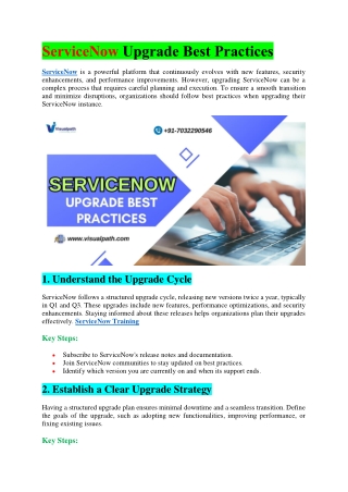 The Best ServiceNow Online Training - Hyderabad