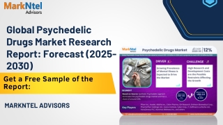 Psychedelic Drugs Market Insights, Share & Growth Trends 2025-30